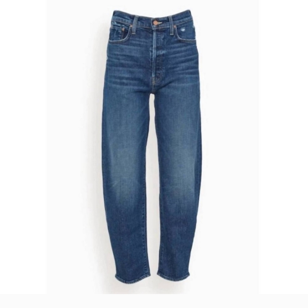 NWT MOTHER women's curbside flood jeans in Yee haw size 28